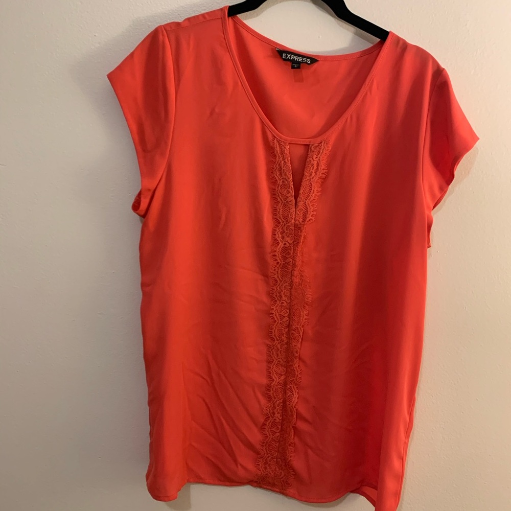 Express Coral blouse